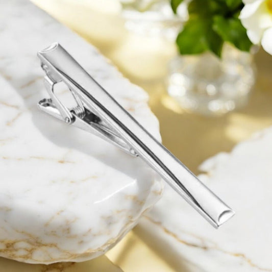 Krawattenklammer Silber - CrystalScents