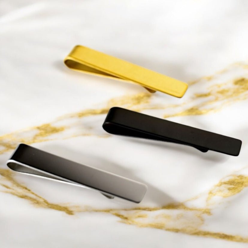 Krawattenklammer Wellenform; Gold - CrystalScents