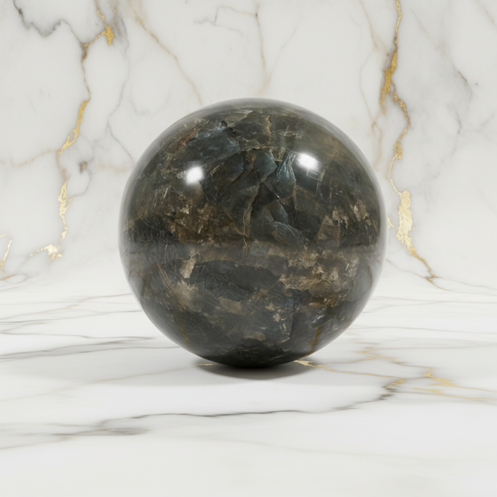 Labradorit Kugel – Mystischer Glanz CrystalScents