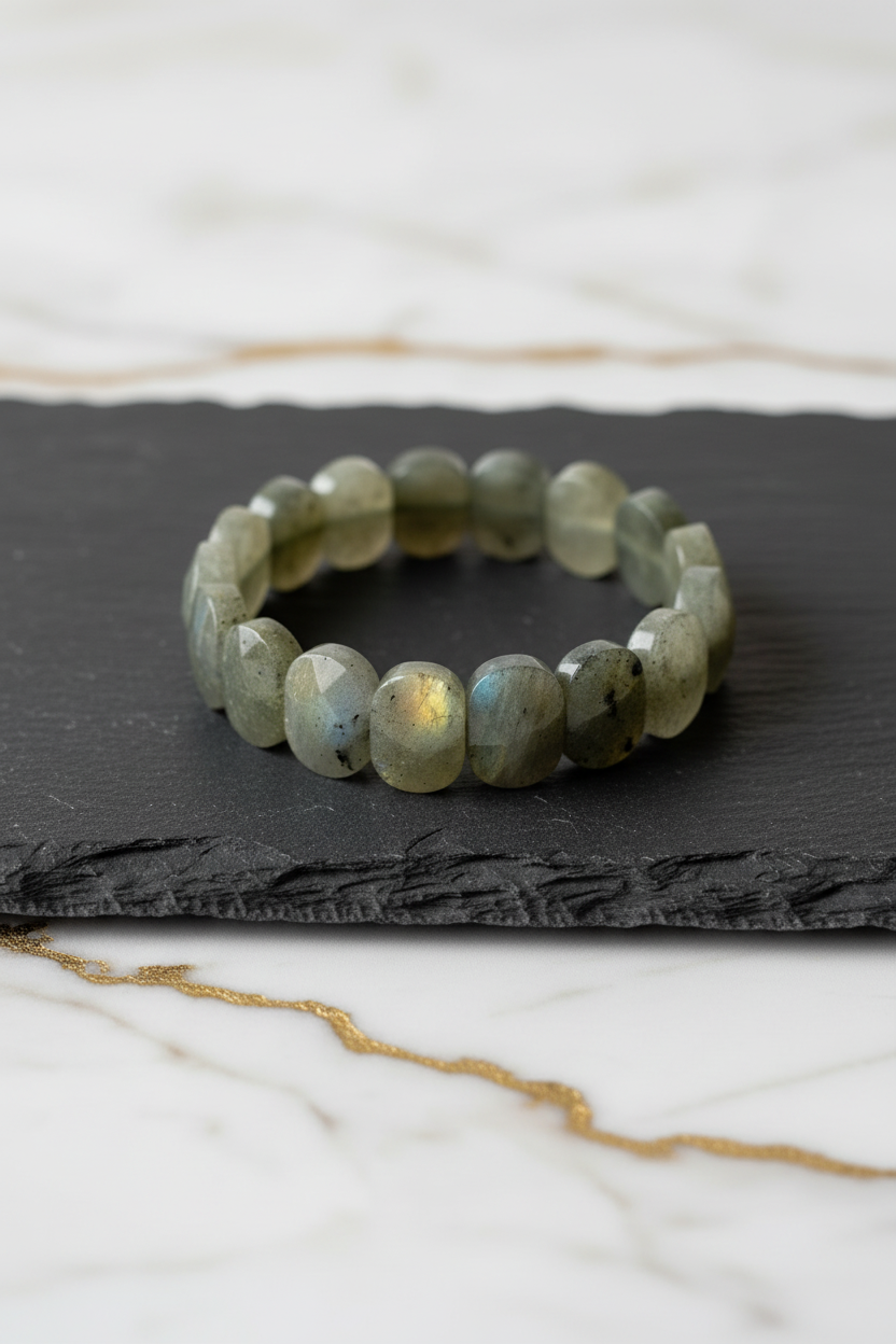 Labradorit Armband Schiefer