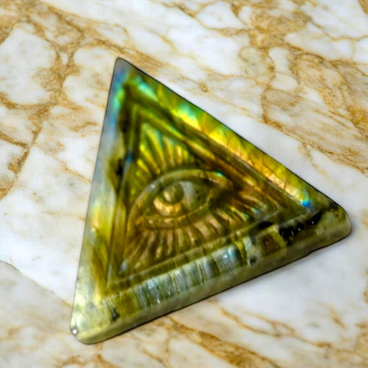 Labradorit Auge in Dreieck - CrystalScents
