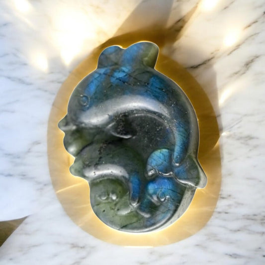 Labradorit Delfin - CrystalScents