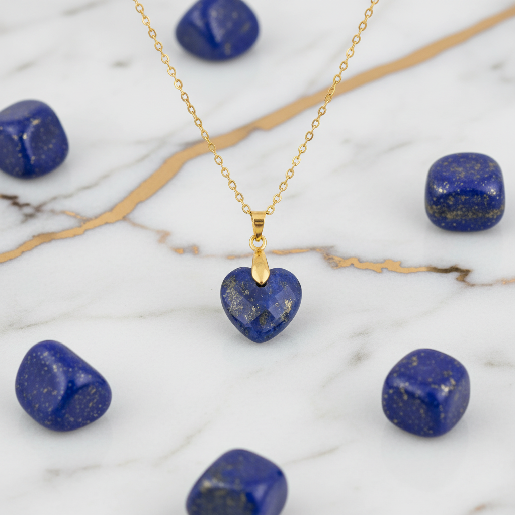 Lapislazuli mit Steinen 2