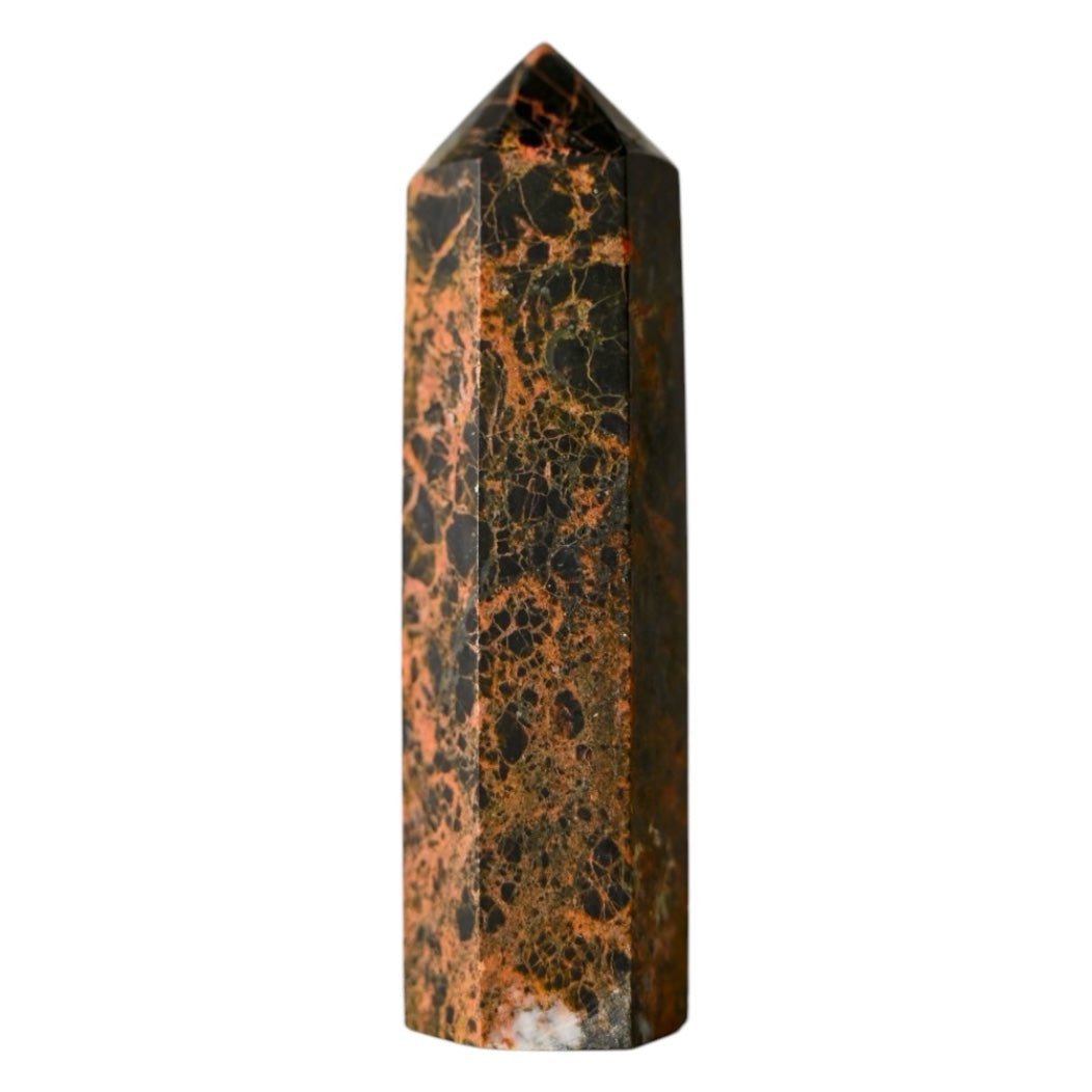 Leopardenfell Jaspis Obelisk - CrystalScents
