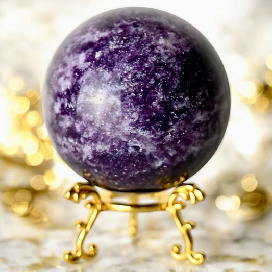 Lepidolith Kugel - CrystalScents