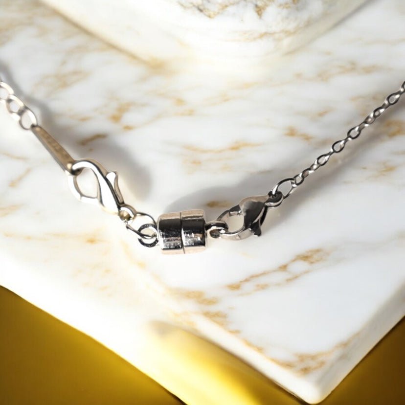 Magnetverschluss Silber - CrystalScents