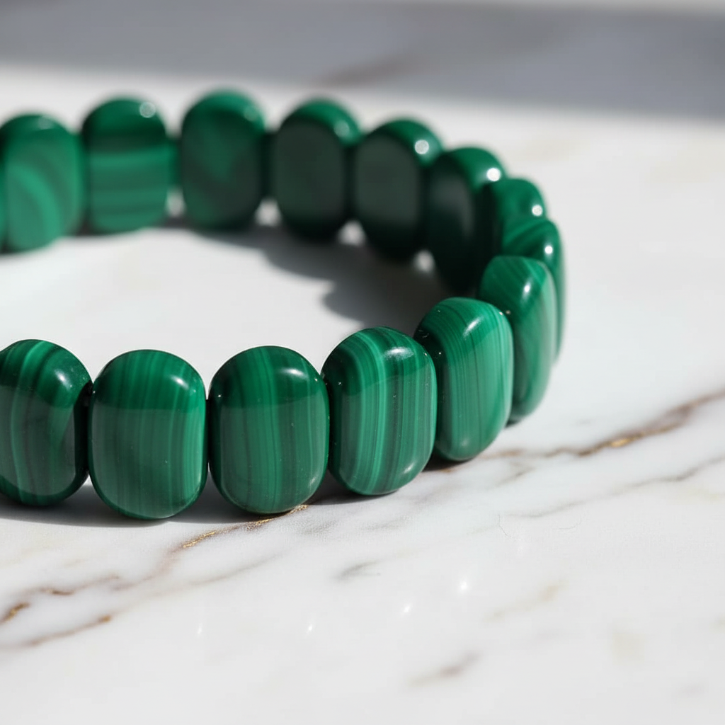 Malachit Armband Makro