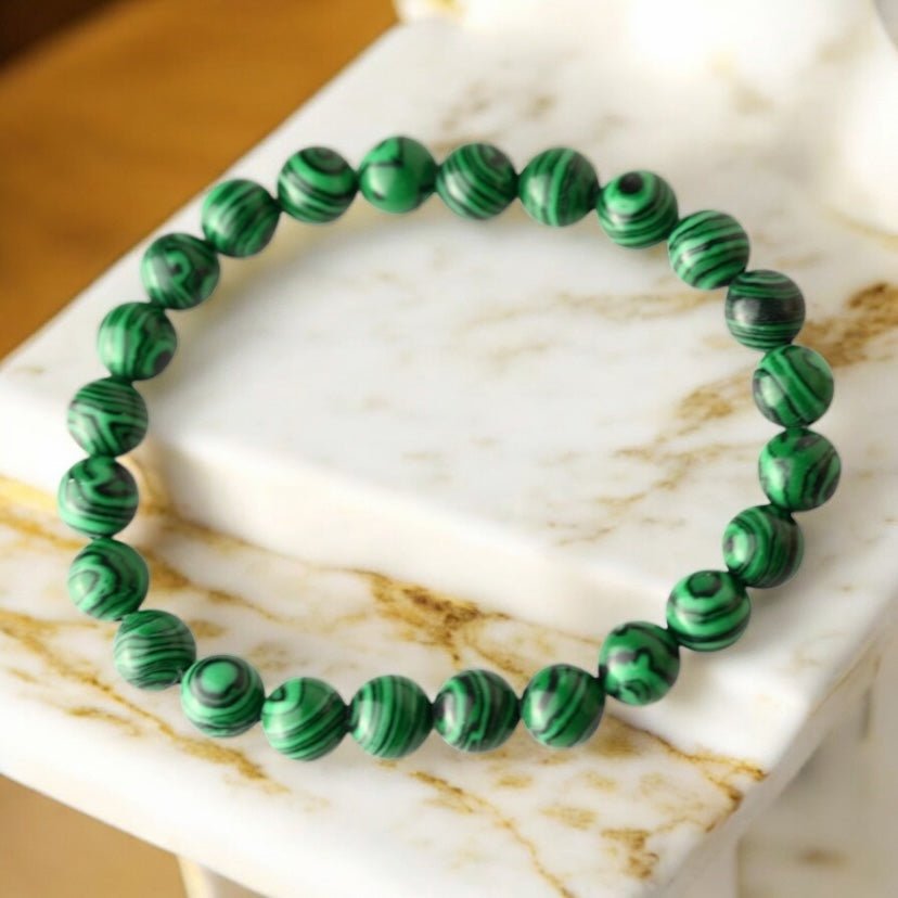 Malachit (Imitat) Armband - CrystalScents