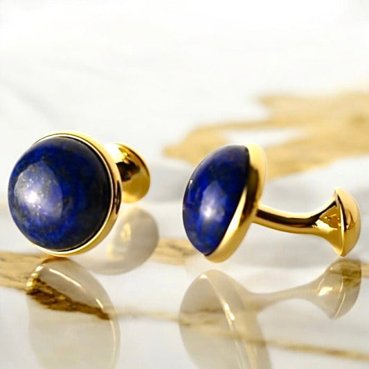 Manschettenknöpfe Lapislazuli - CrystalScents