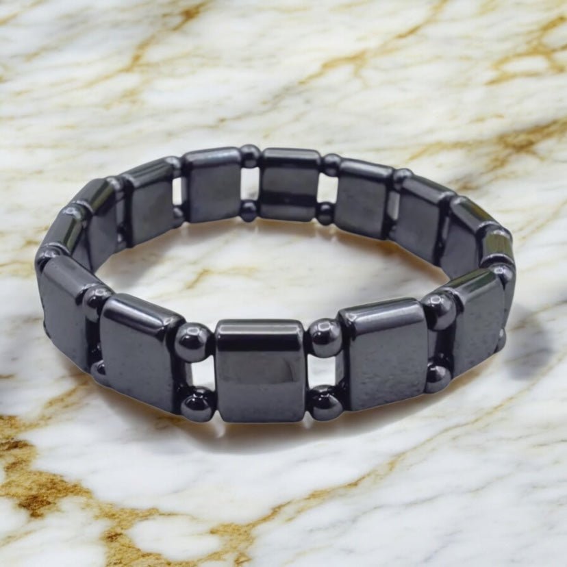 Markantes Hämatit Armband - CrystalScents