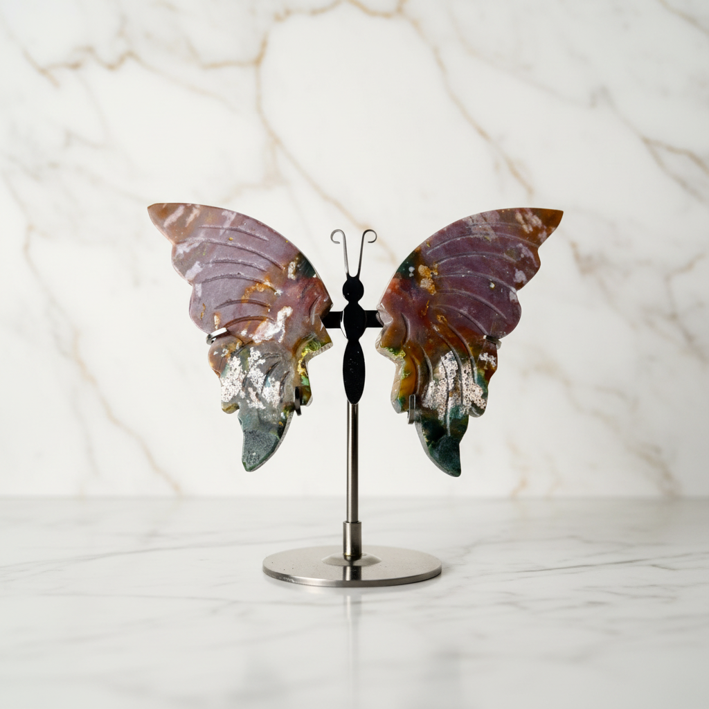 Mexikanischer Achat Schmetterling Marmor 5