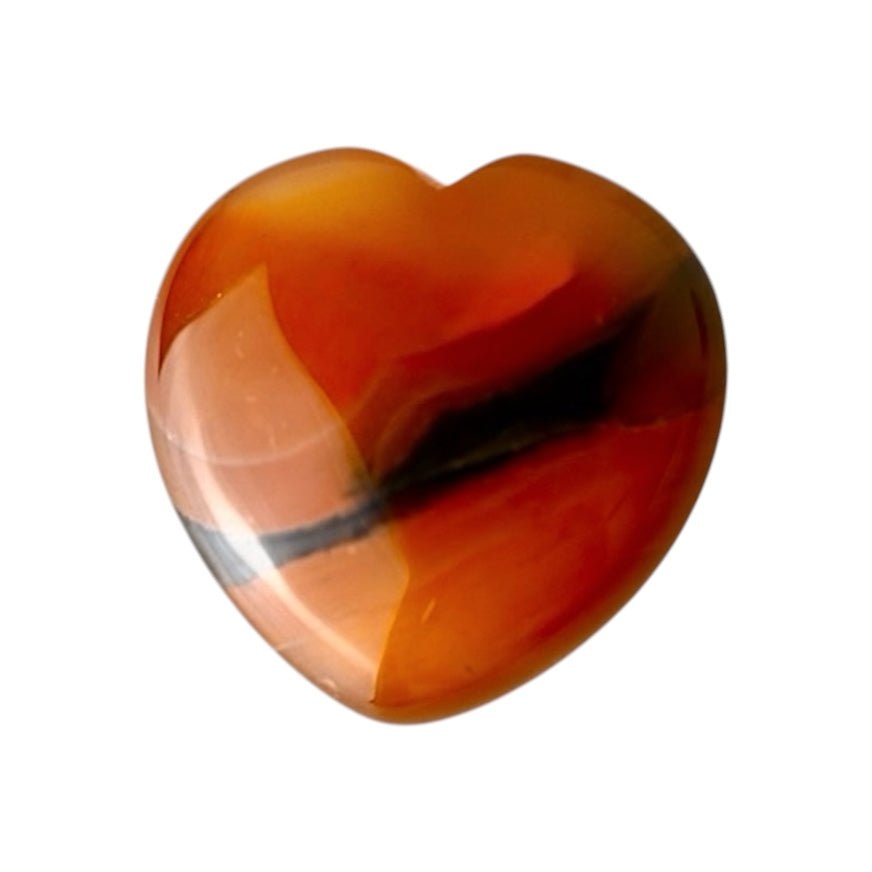 Mini Karneol Herz - CrystalScents