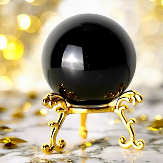 Obsidian Kugel - CrystalScents