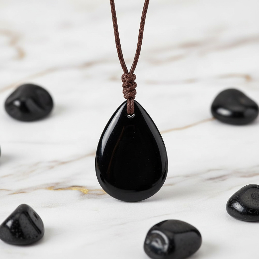 Obsidian Trommelsteine 2
