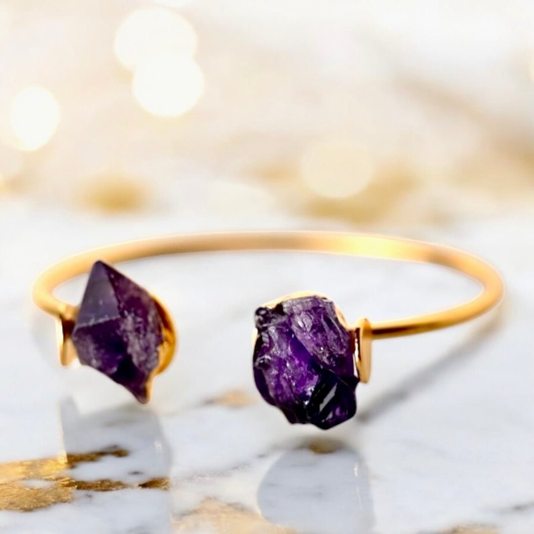 Offener Amreif Amethyst - CrystalScents