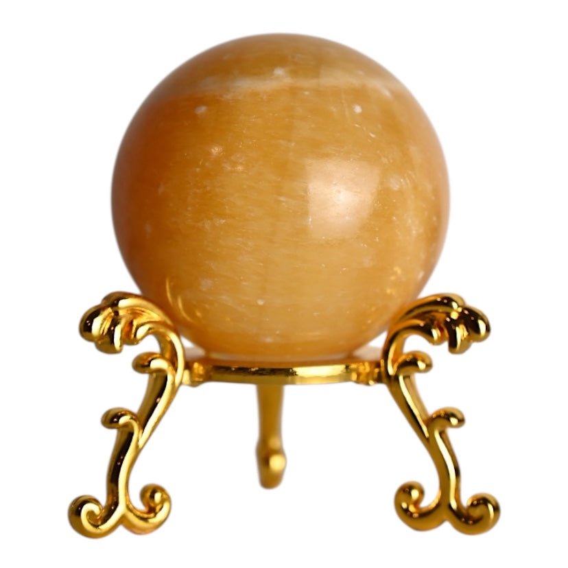 Orange Calcit Kugel - CrystalScents