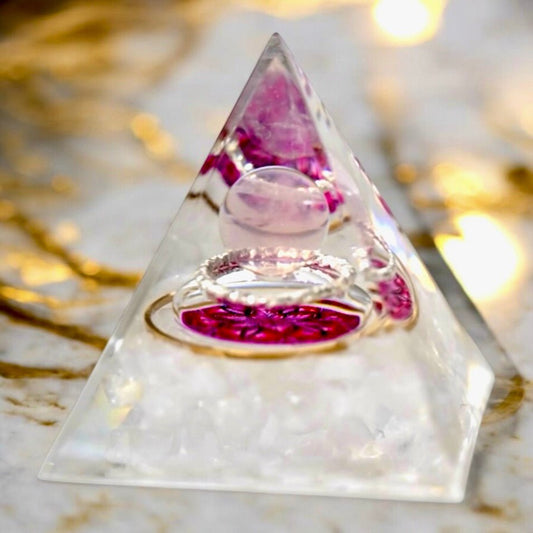 Orgonit Pyramide Bergkristall - CrystalScents