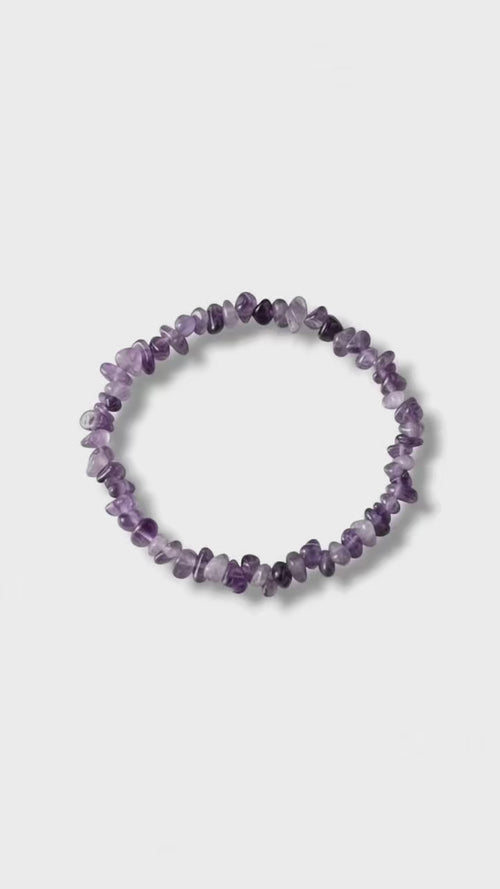 Amethyst Splitterarmband - Harmonie, Balance & Energie CrystalScents