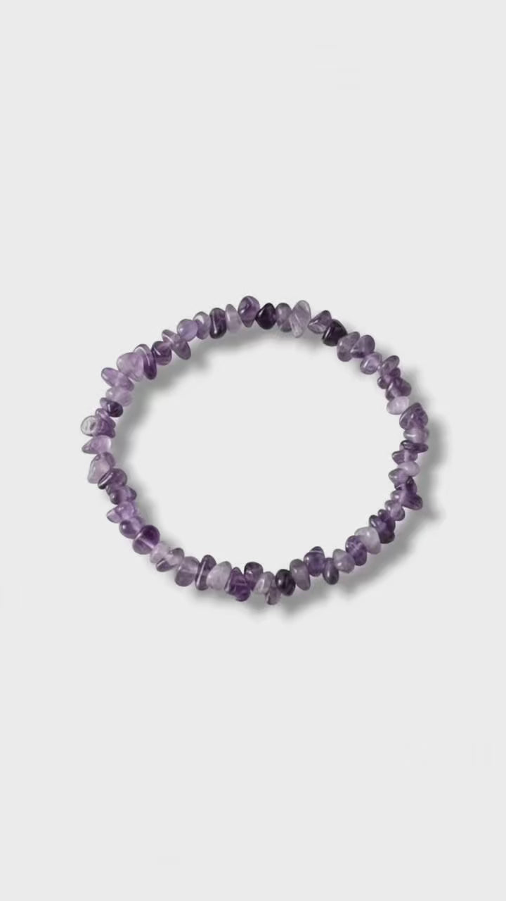 Amethyst Splitterarmband - Harmonie, Balance & Energie