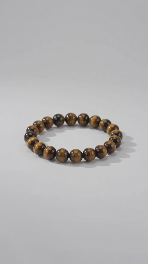 Tigerauge Kugelarmband – für Mut und Ausdauer CrystalScents