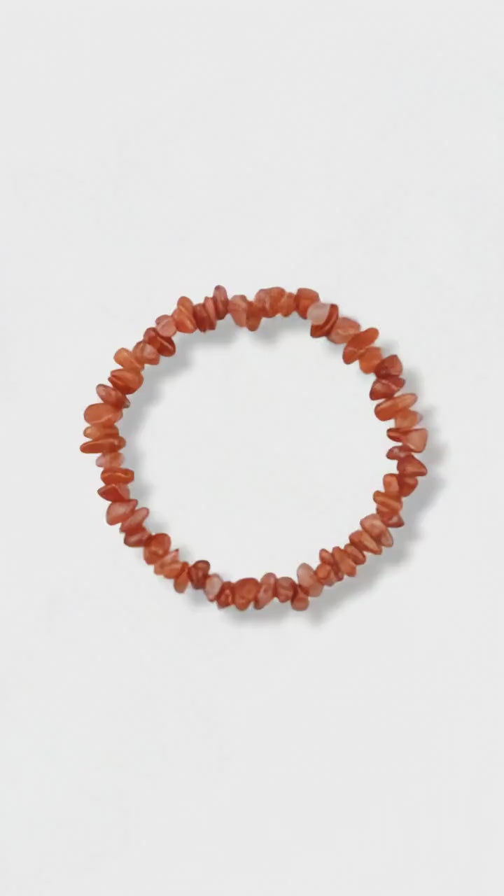Achat Splitterarmband – Ausdrucksstarkes Rot für positive Energie