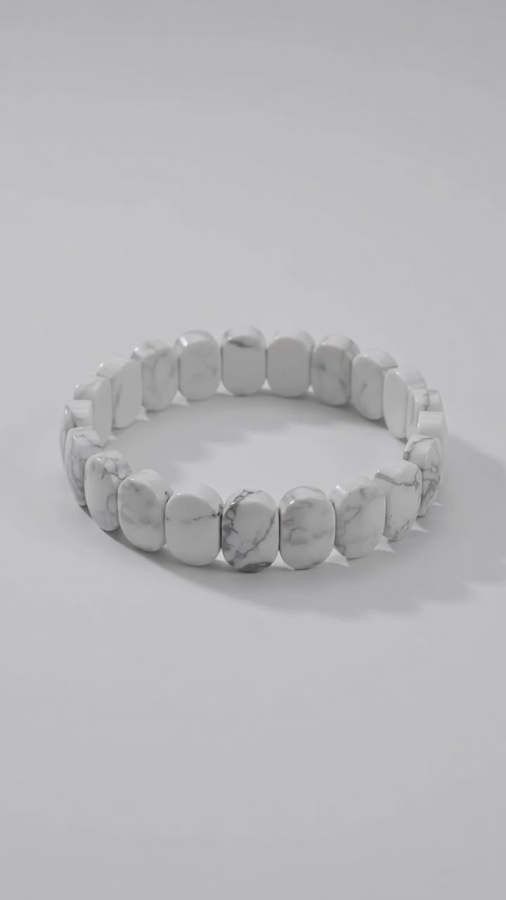Howlit Facettenarmband – Balance & mentale Stärke