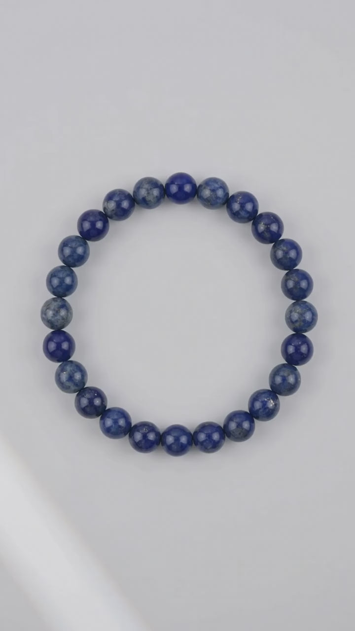Lapislazuli Kugelarmband – Klarheit & Weisheit