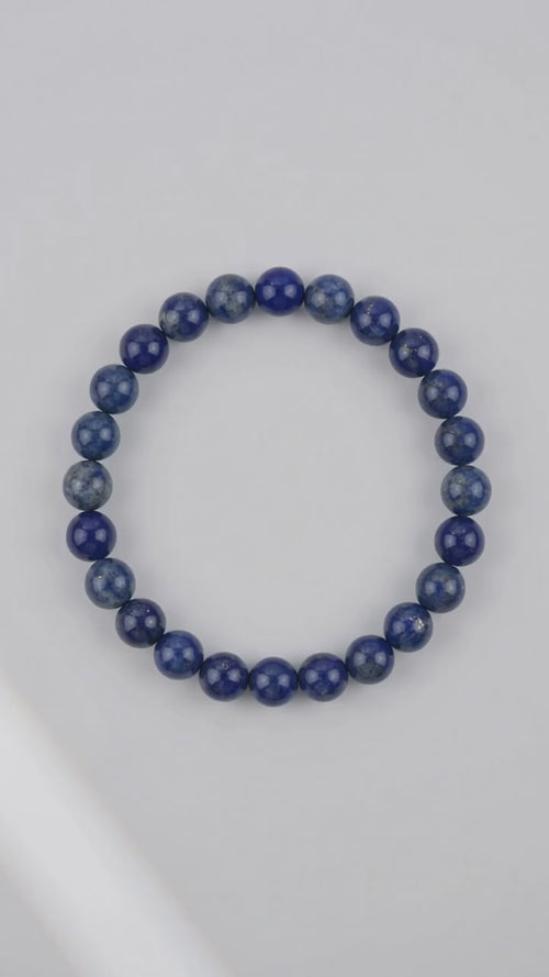 Lapislazuli Kugelarmband – Klarheit & Weisheit CrystalScents