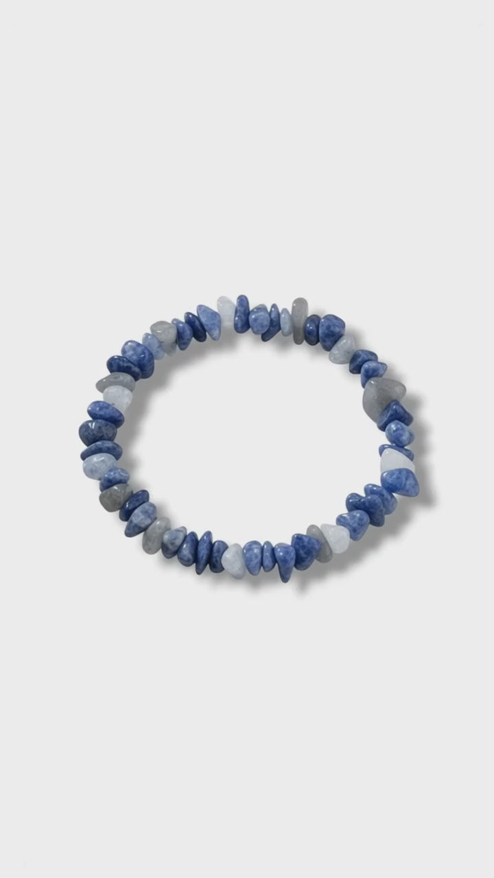 Sodalit Splitterarmband – Fokus & innere Ruhe