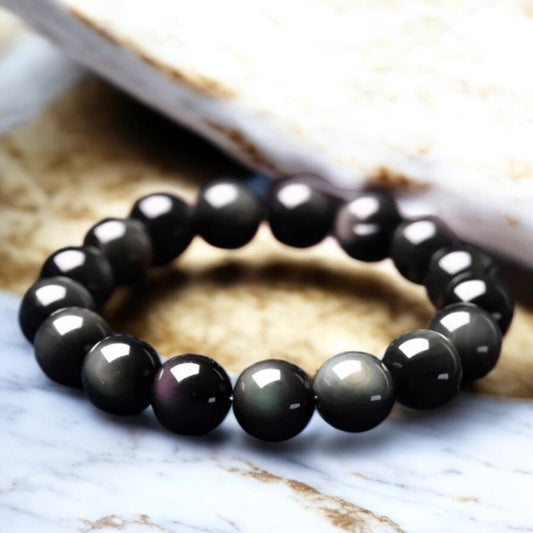 Regenbogen Obsidian Armband - CrystalScents