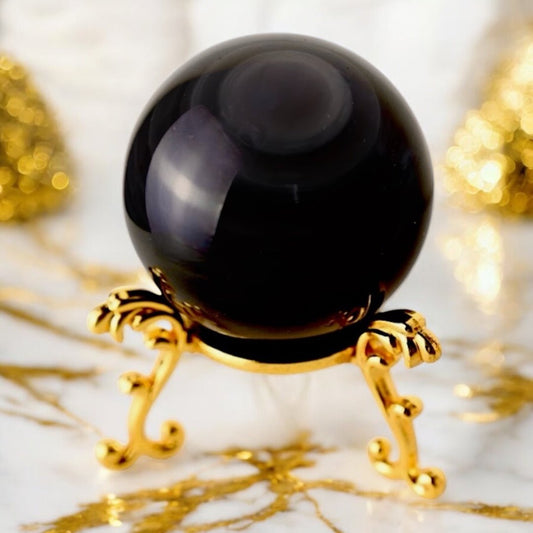 Regenbogen Obsidian Kugel - CrystalScents