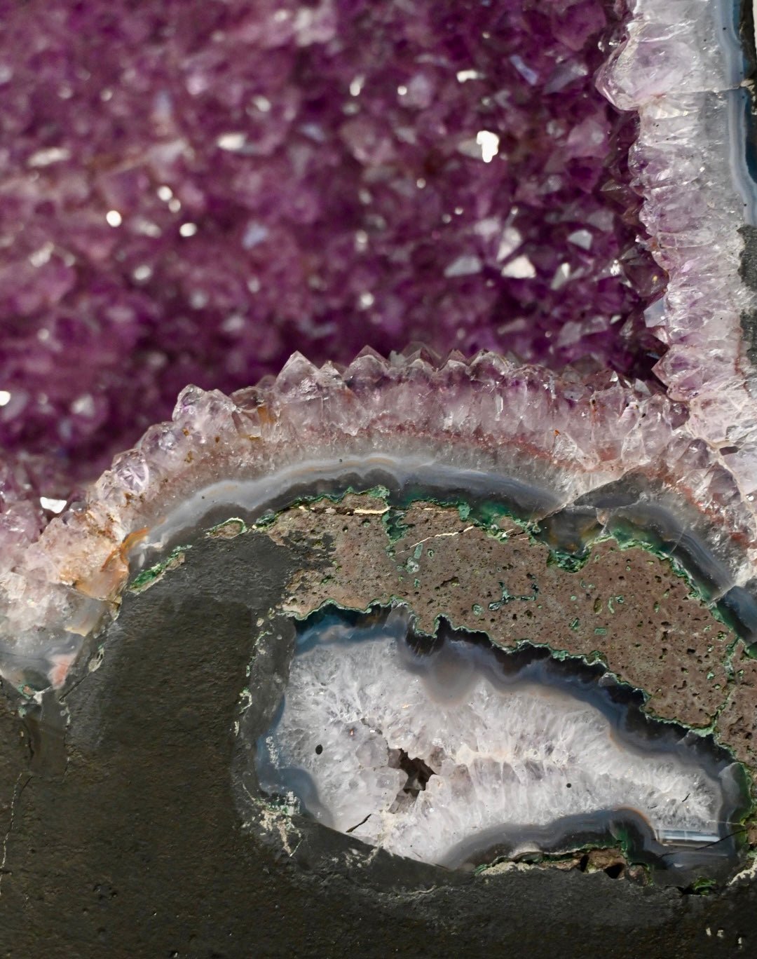Riesige Amethystdruse - CrystalScents