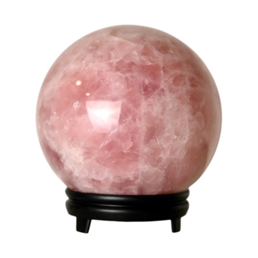 Riesige Rosenquarz - Kugel - CrystalScents
