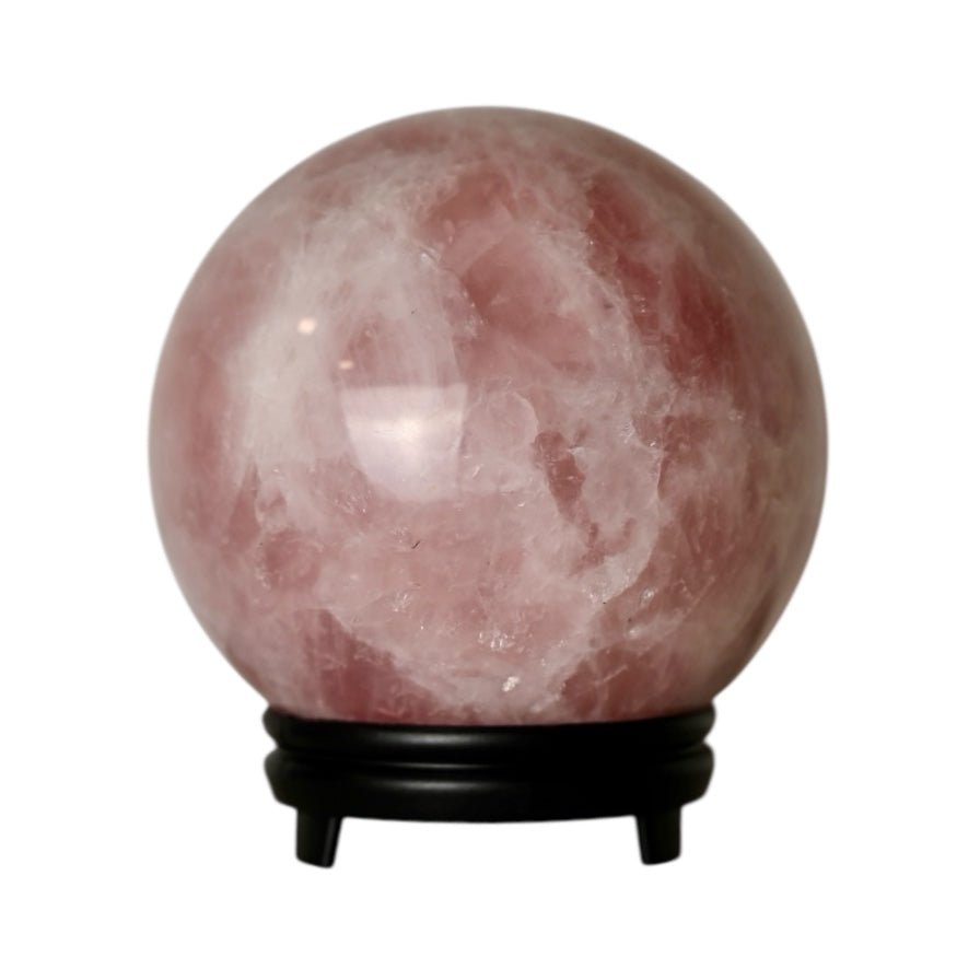 Riesige Rosenquarz - Kugel - CrystalScents