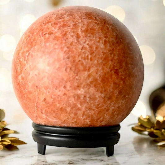 Riesige Sonnenstein Kugel - CrystalScents