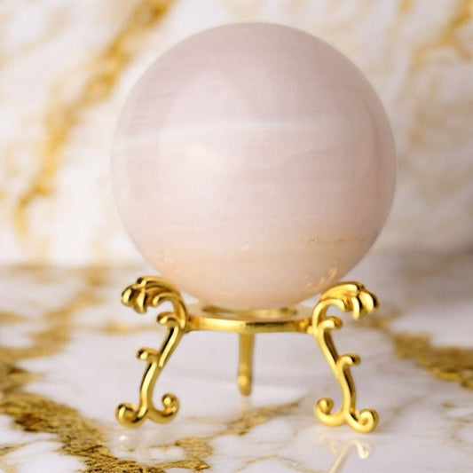 Rosa Calcit Kugel - CrystalScents