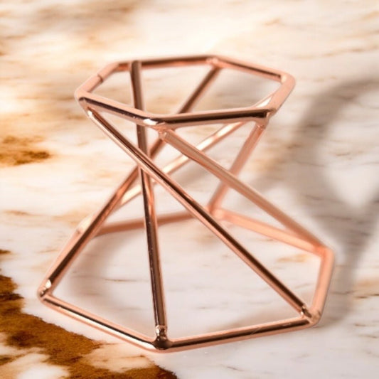 Roségoldener Kugelständer 2 in 1 - CrystalScents