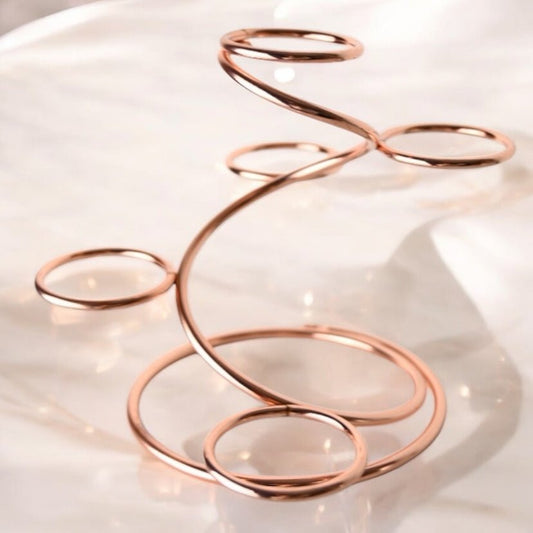 Roségoldener Kugelständer für bis zu 5 Kugeln - CrystalScents