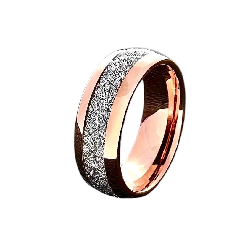 Rosegoldener Ring mit Silber - CrystalScents