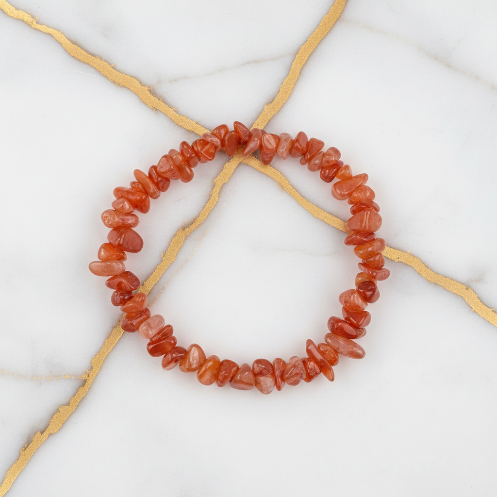 Roter Achat Armband 1