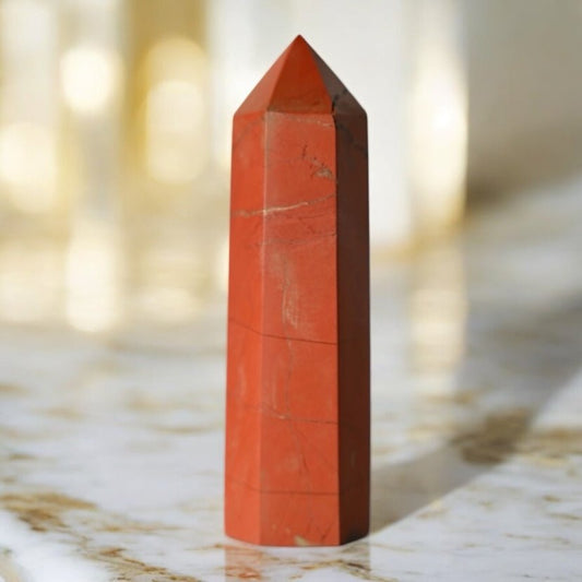 Roter Jaspis Obelisk - CrystalScents