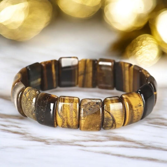 Rundes Tigerauge Armband - CrystalScents