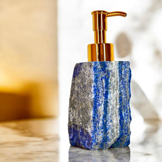 Seifenspender Lapislazuli - CrystalScents