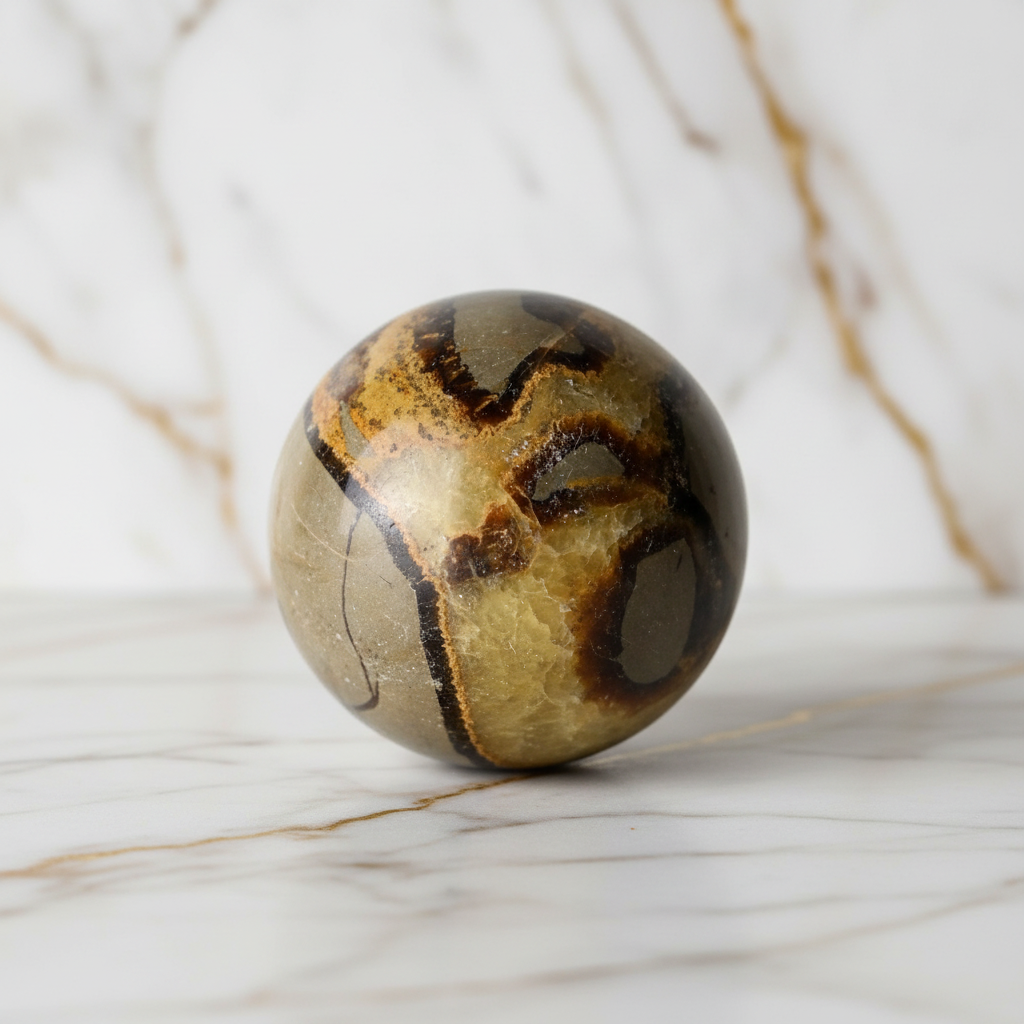 Septarian Kugel Marmor 4