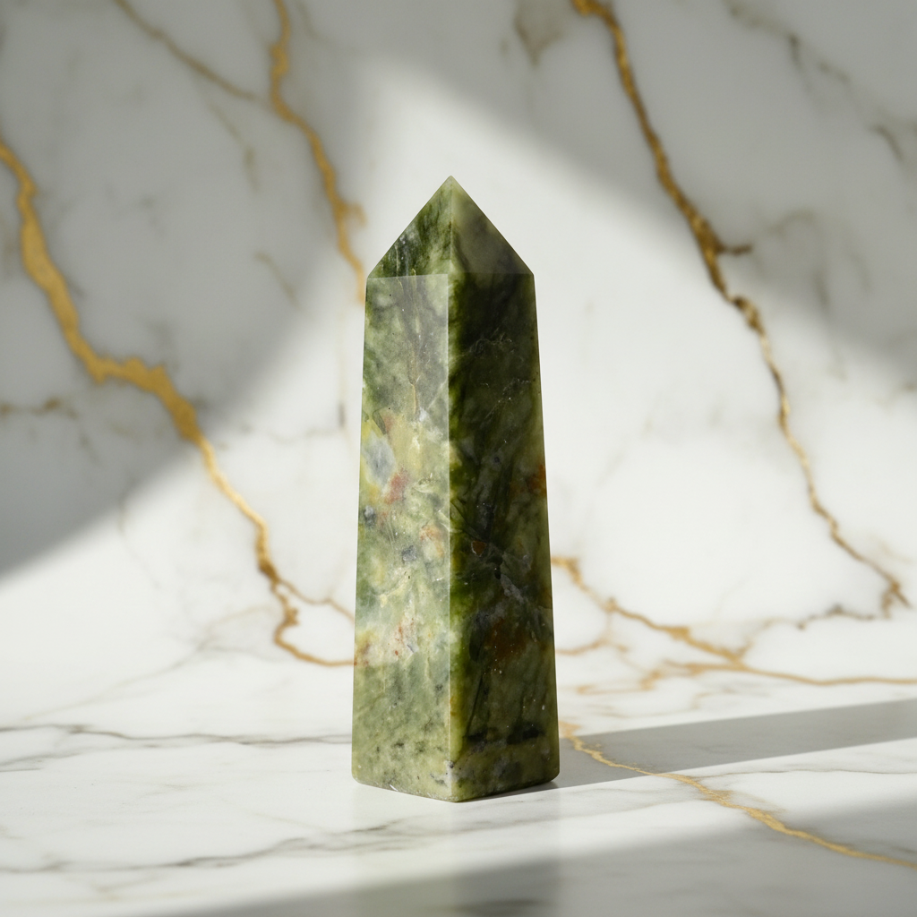 Serpentin Obelisk Marmor 1