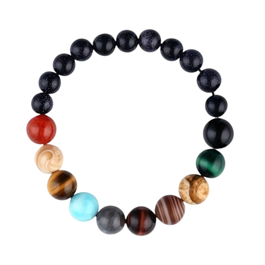 Sonnensystem Perlen - Armband - CrystalScents