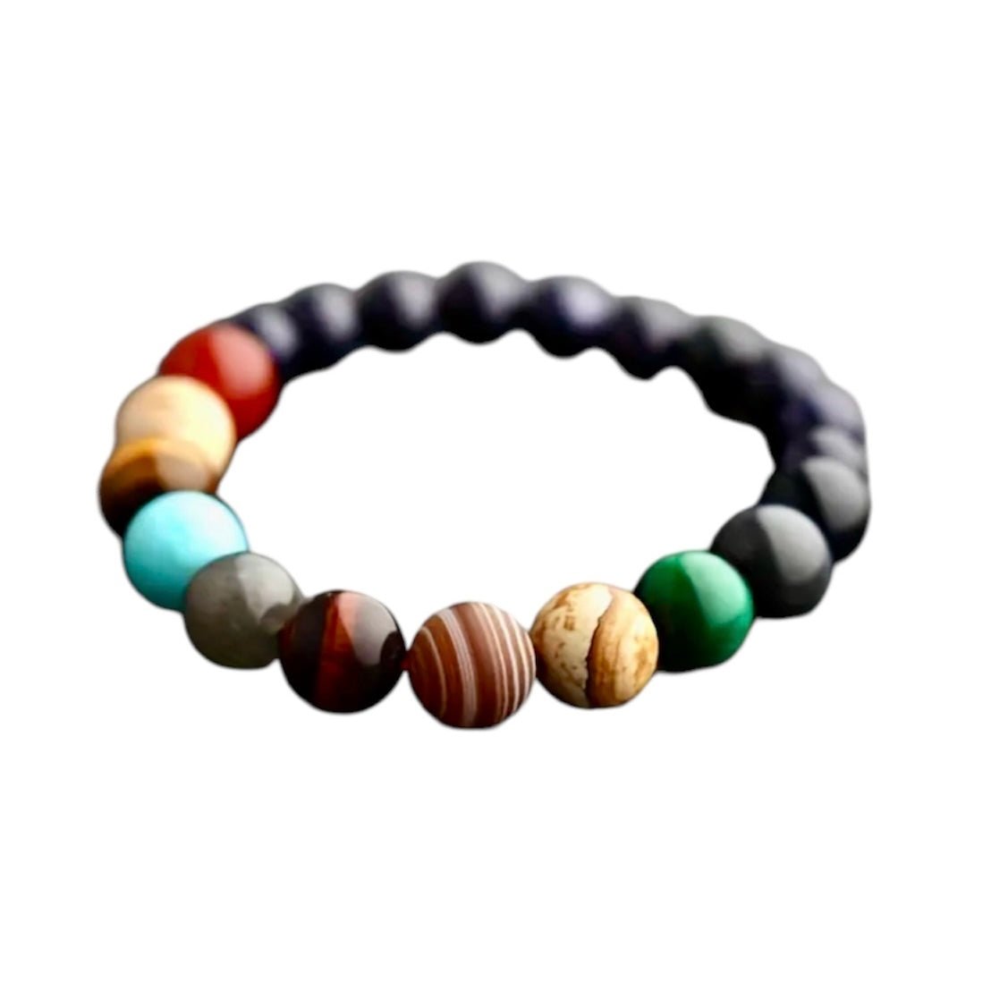 Sonnensystem Perlen - Armband - CrystalScents