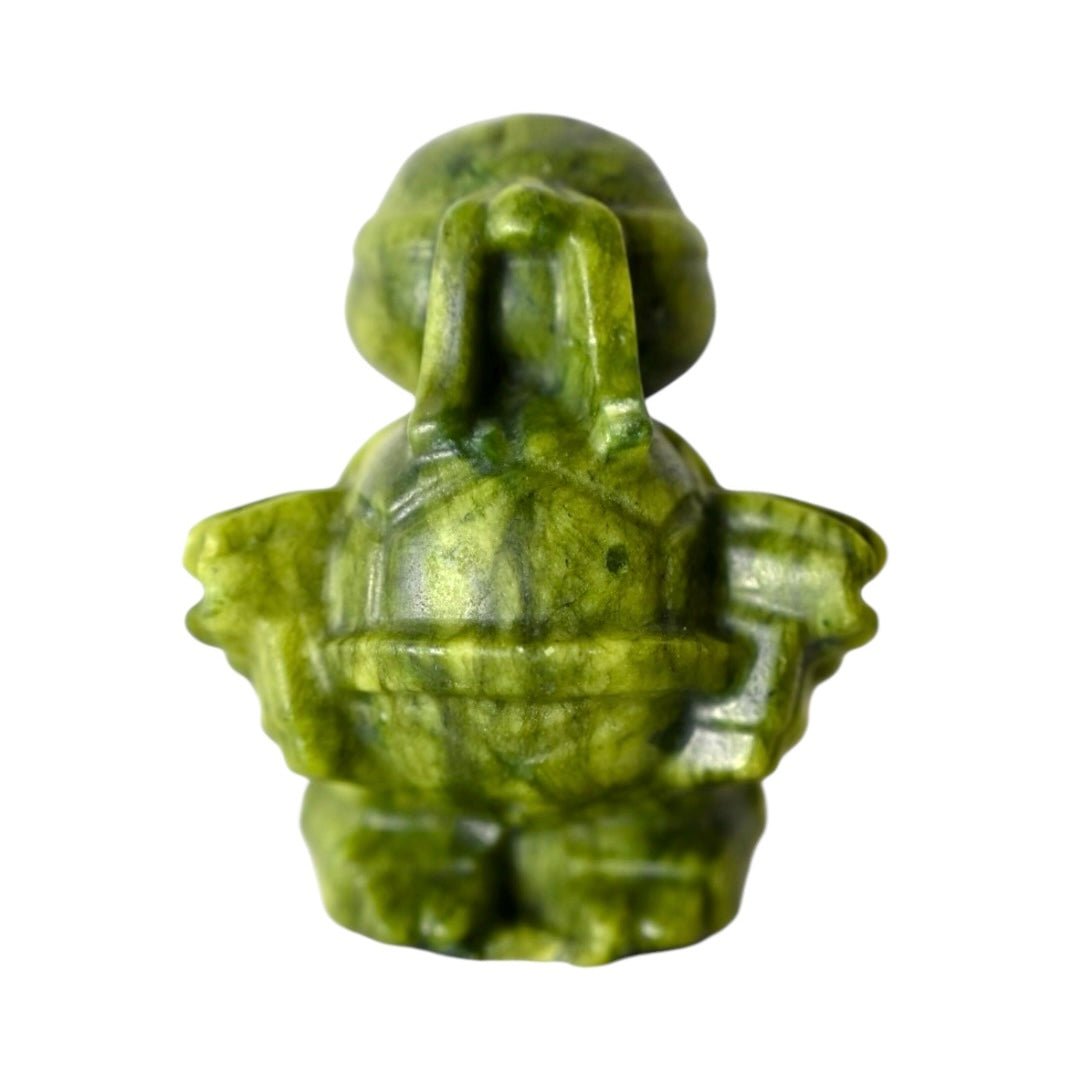 Turtle Ninja aus Serpentin Nunchakus - CrystalScents