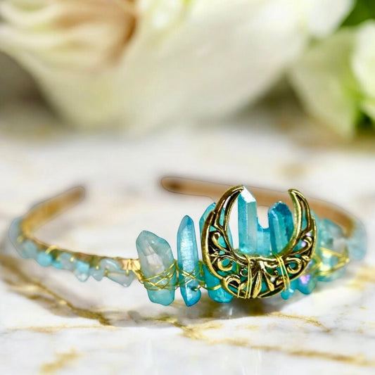 Wunderschöne Edelstein - Tiara - CrystalScents
